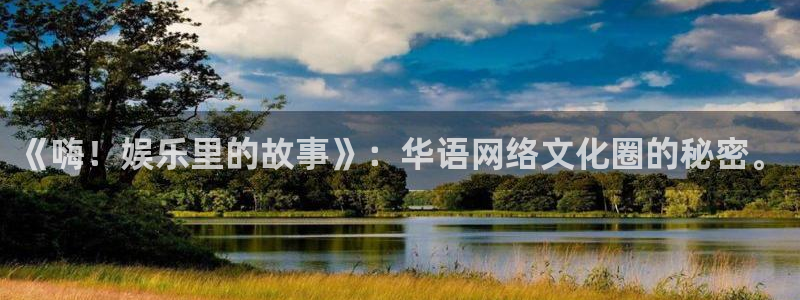 赢咖平台app：《嗨！娱乐里的故事》：华语网络文化圈的秘密。
